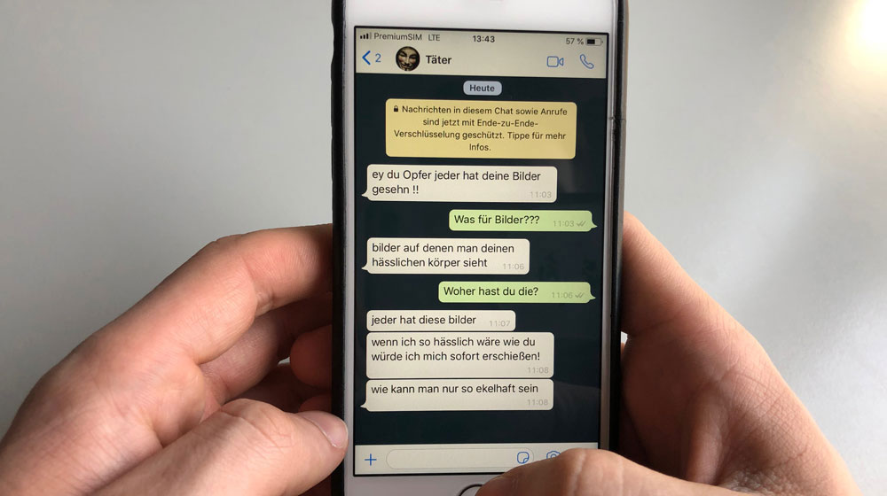 Cyber-Mobbing – ein Verbrechen rund um die Uhr?